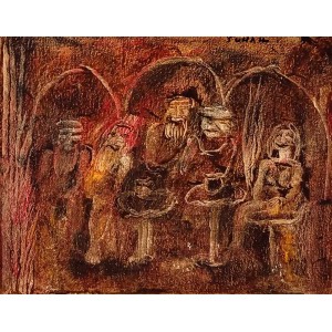 Tassaduq Sohail, 8 x 10 Inch, Oil on Board, Figurative Painting, AC-TS-033